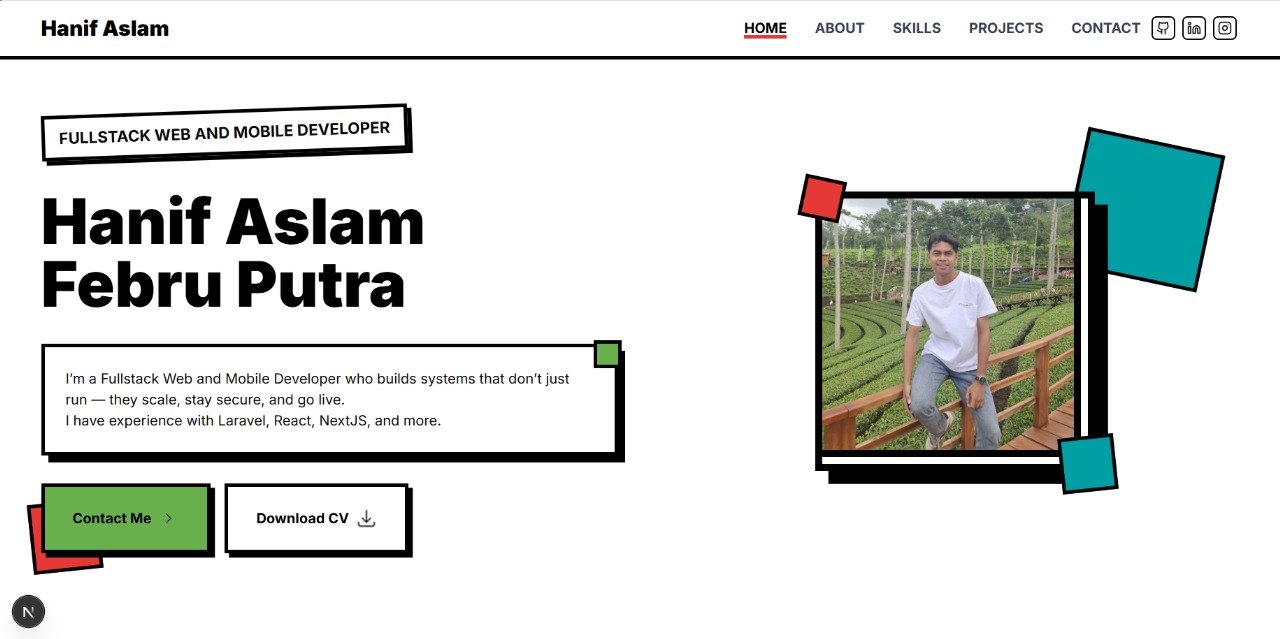 Personal Portfolio Website